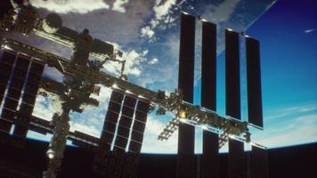 International Space Station. Elements of this image furnished by NASA photo