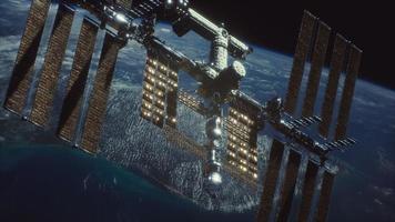 International Space Station. Elements of this image furnished by NASA photo