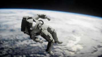 Astronaut in outer space Elements of this image furnished by NASA photo