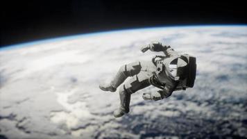 Astronaut in outer space Elements of this image furnished by NASA photo