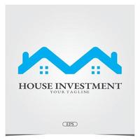 House investment logo premium elegant template vector eps 10