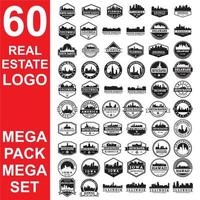 set of real estate logo , set of building vector