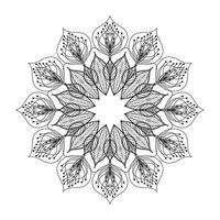 Mandala luxury design vector