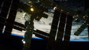estación Espacial Internacional. elementos de esta imagen proporcionados por la nasa