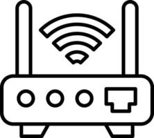 Wifi Router Icon Style vector