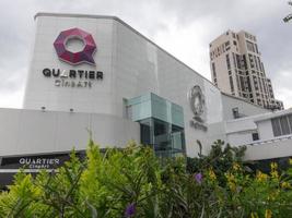 EmQuartier Shopping Center BANGKOKTHAILAND18 AUGUST 2018Quartier CineArt is a cinema in this shopping center. on 18 AUGUST 2018 in Thailand. photo