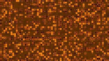 visualization wave technology digital surface background, abstract gold tone square light photo