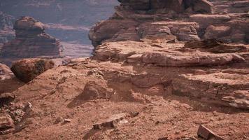 rocce dorate nel Grand Canyon video