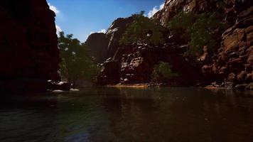 lac powell à une journée ensoleillée en été video