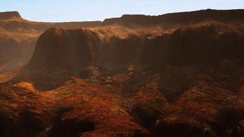 naturskön utsikt över soluppgången i grand canyon nationalpark video