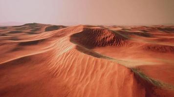 Sunset over the sand dunes in the desert. Death Valley, USA video