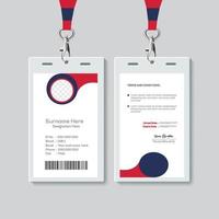 Simple ID Card Design Template. Professional Identity Card Template Vector for Employee.