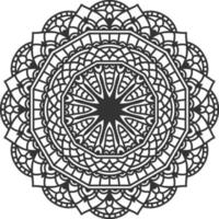 arte mandala en estilo de lujo vector