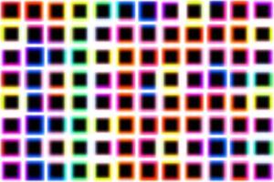 Neon square frame vector