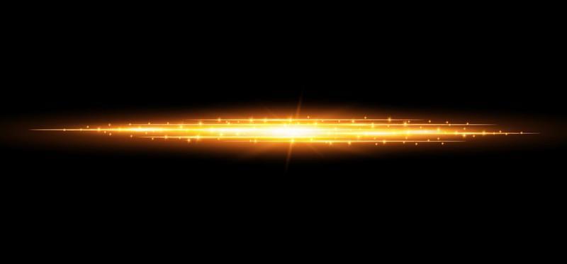 yellow explosion of light