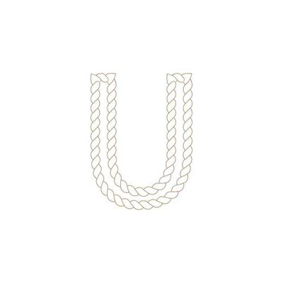 U Rope icon vector illustration template