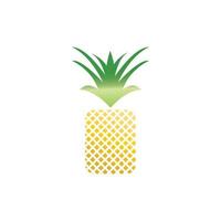 Pineapple logo vector illustration background