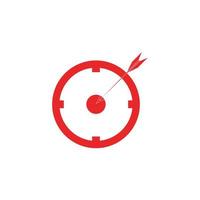 Target icon vector ilustration template