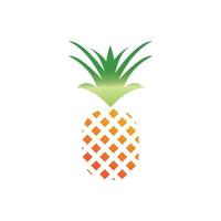 fondo de ilustración de vector de logotipo de piña