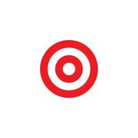 Target icon vector ilustration template