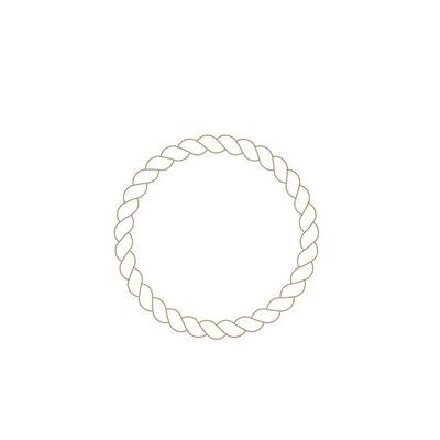 O Rope icon vector illustration template