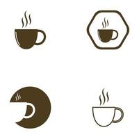 Coffee cup Logo Template vector icon design