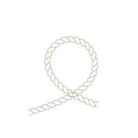 Rope icon vector illustration template