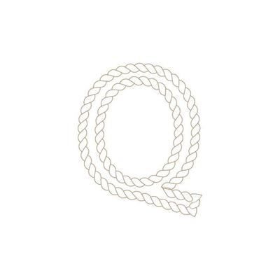 Q Rope icon vector illustration template