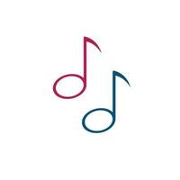 Music Note Icon Vector illustration design