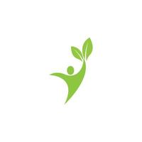 Human Healthy Life Logo template vector icon