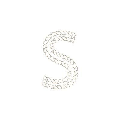 S Rope icon vector illustration template