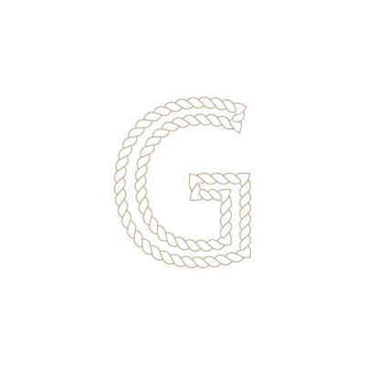 G Rope icon vector illustration template