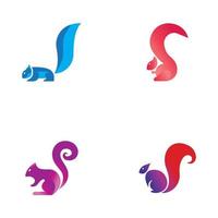 Squirrel symbol illustration vector icon background