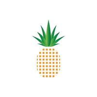 Pineapple logo vector illustration background