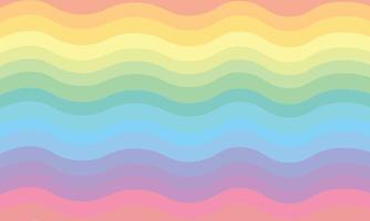 Colorful cursive stripes cute pattern background Free Vector