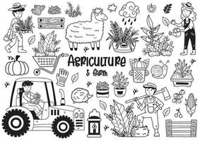 agricultura vector ilustración vector para banner