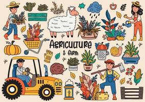 farming vector illustration Vector for banner