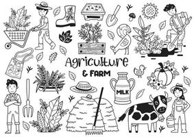 agricultura vector ilustración vector para banner