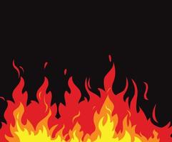 fire flames, vector design, icon