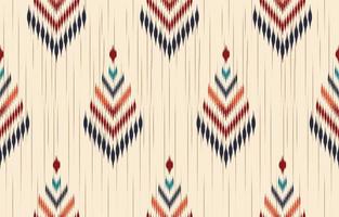 arte abstracto étnico ikat. patrón impecable en estilo tribal, bordado folclórico y mexicano. estampado de adornos de arte geométrico azteca.diseño para alfombras, papel pintado, ropa, envoltura, tela, cubierta, textil
