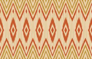 arte abstracto étnico ikat. patrón impecable en estilo tribal, bordado folclórico y mexicano. estampado de adornos de arte geométrico azteca.diseño para alfombras, papel pintado, ropa, envoltura, tela, cubierta, textil vector