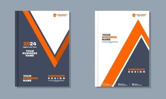 vector creative corporate book cover design template