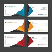 Business card Bundle Pack vector