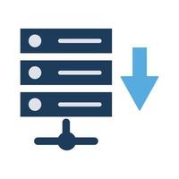 Database backup Isolated Vector icon which can easily modify or edit