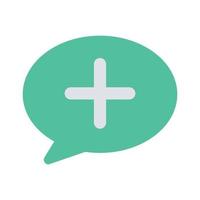 Add Bubble Isolated Vector icon which can easily modify or edit