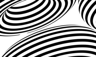 stock vector pattern of black and white lines optical illusion vector illustration background part 6