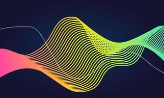 stock vector impresionante fondo abstracto hablando sonido onda ilustración vector parte 3