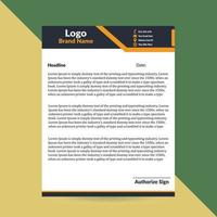 Letterhead Template Design vector