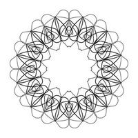 mandala decorative design vector