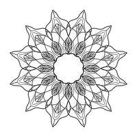 mandala decorative design vector